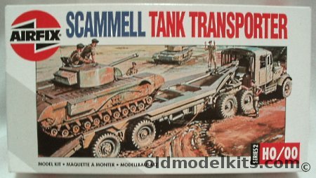 Airfix 1/76 Scammel 30 Ton Tank Transporter and Trailer, 02301 plastic model kit